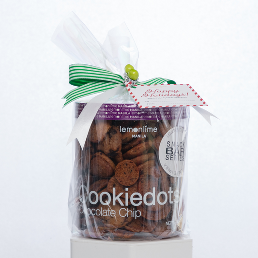 Chocolate Chip Cookiedots - Holiday Wrapped