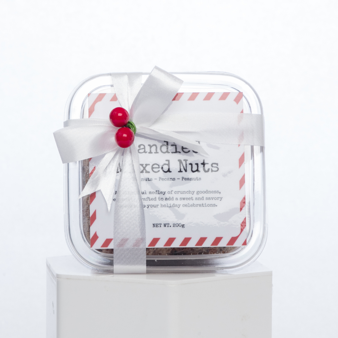 Candied Mixed Nuts - Holiday Wrapped