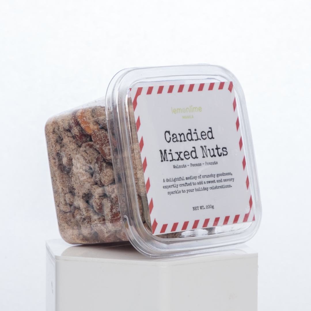 Candied Mixed Nuts - Holiday Wrapped