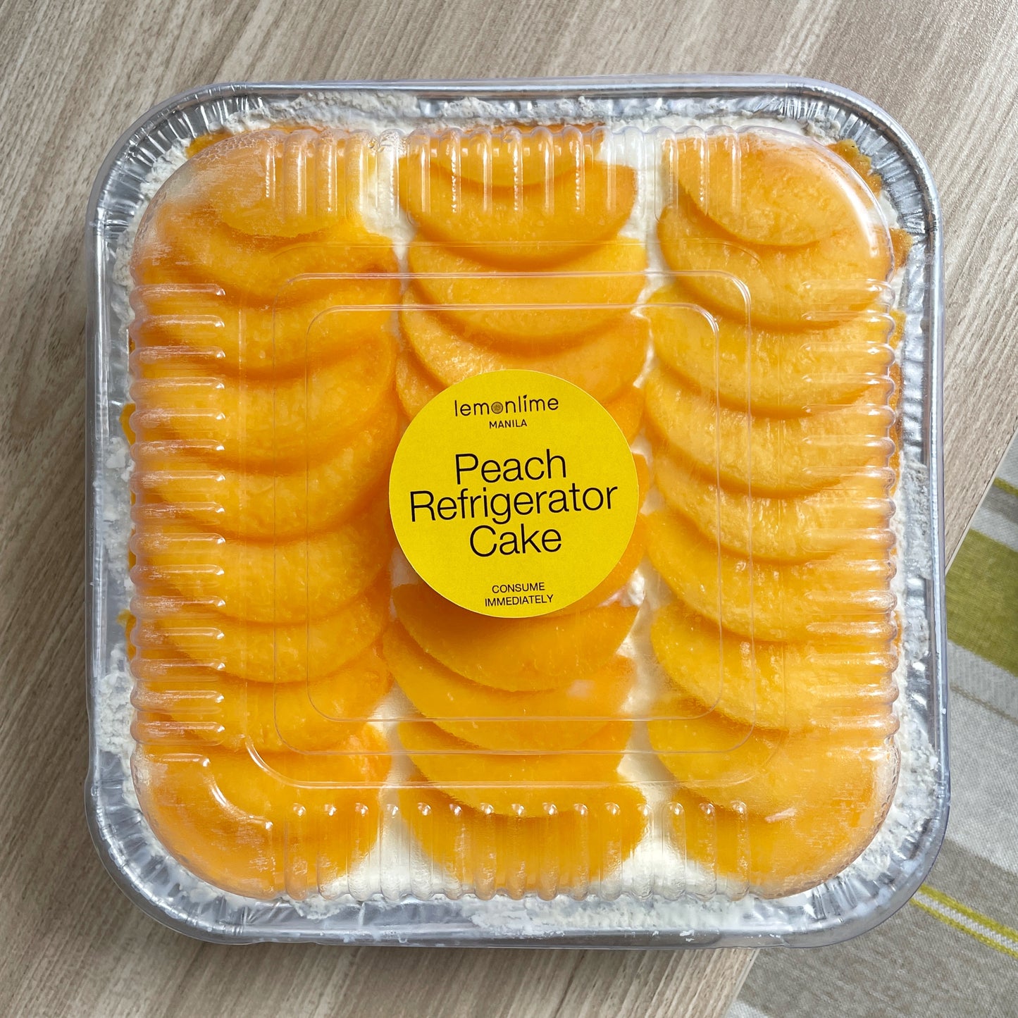 Peach Refrigerator Cake